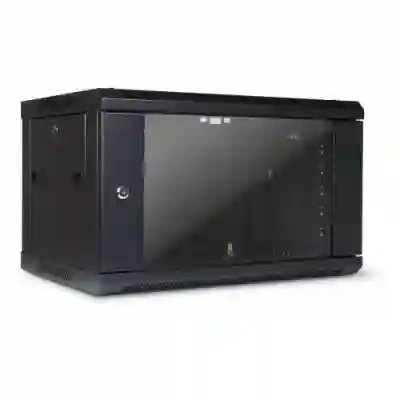 Rack Inter-Tech SMA-6406, 19inch, 6U, 600x450mm, Black