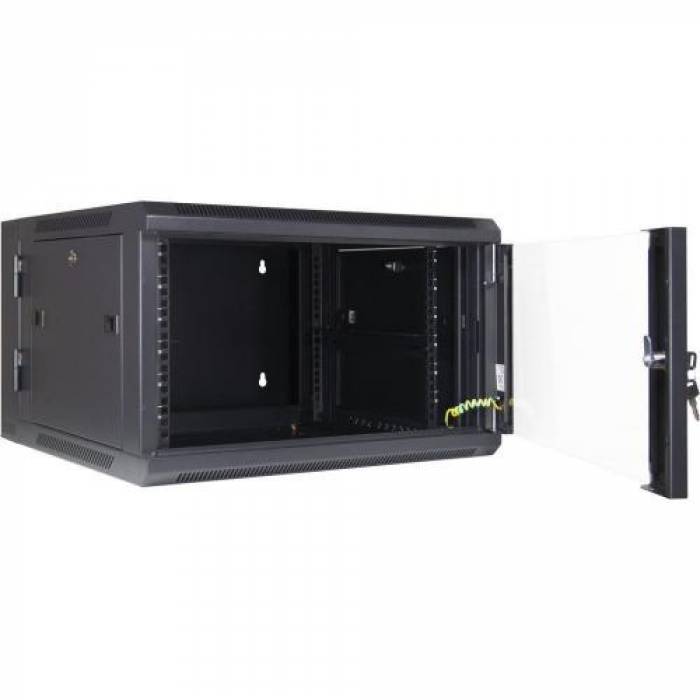 Rack Inter-Tech SMB-6606, 19inch, 6U, 600x600mm, Black