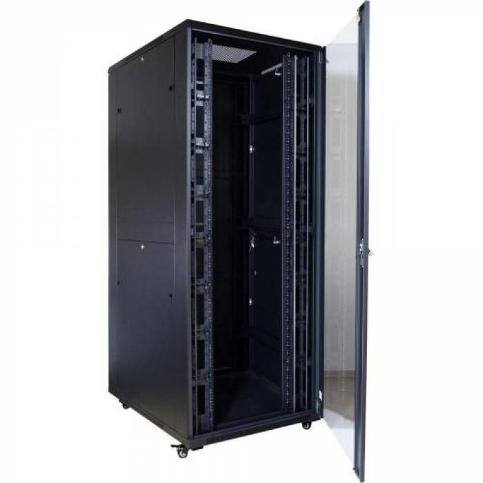 Rack Inter-Tech SNB-8142, 19inch, 42U, 800x1000mm, Black