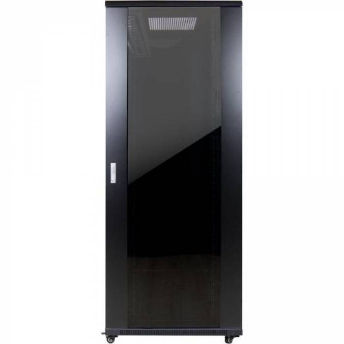 Rack Inter-Tech SNB-8142, 19inch, 42U, 800x1000mm, Black