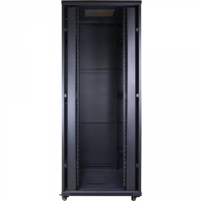 Rack Inter-Tech SNB-8142, 19inch, 42U, 800x1000mm, Black