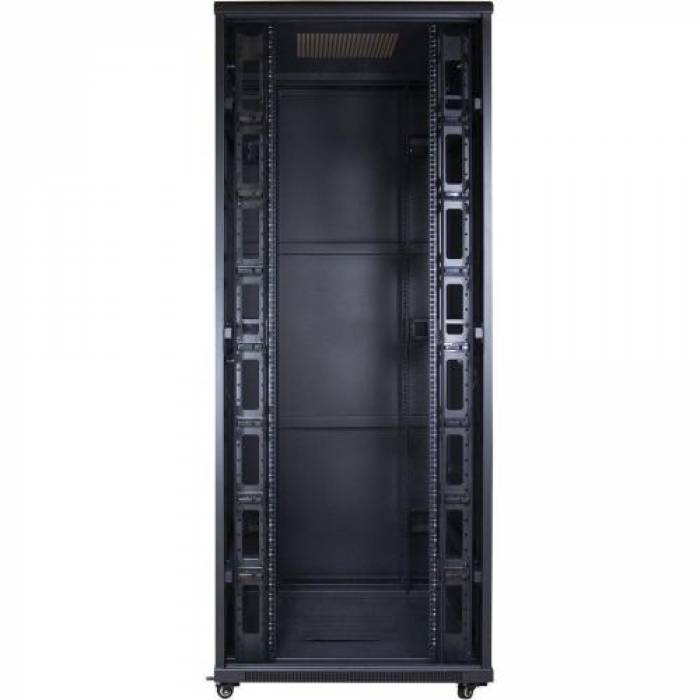 Rack Inter-Tech SNB-8142, 19inch, 42U, 800x1000mm, Black