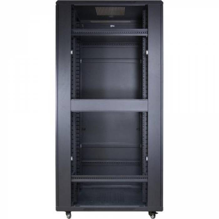 Rack Inter-Tech SNB-8142, 19inch, 42U, 800x1000mm, Black