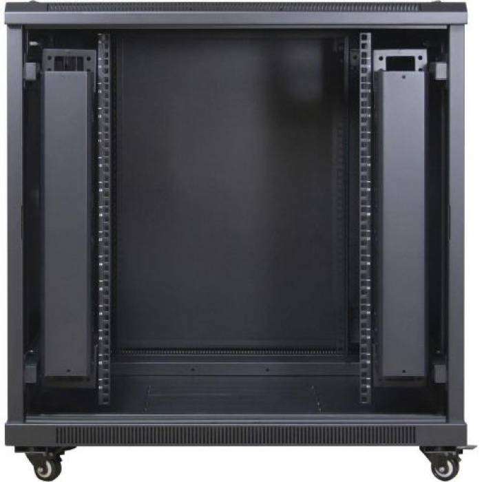 Rack Inter-Tech SNB-8815, 19inch, 15U, 800x800mm, Black