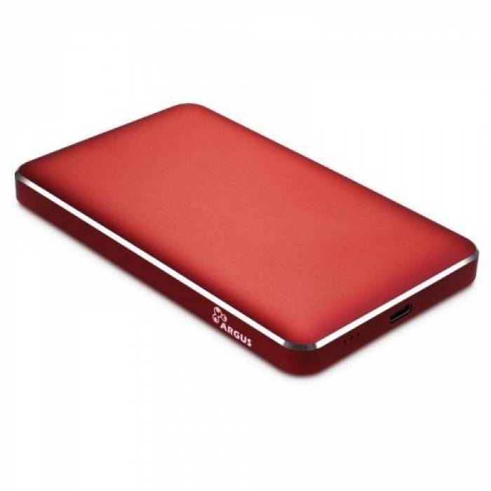 Rack Inter-Tech Veloce GD-25609 USB 3.0, Red