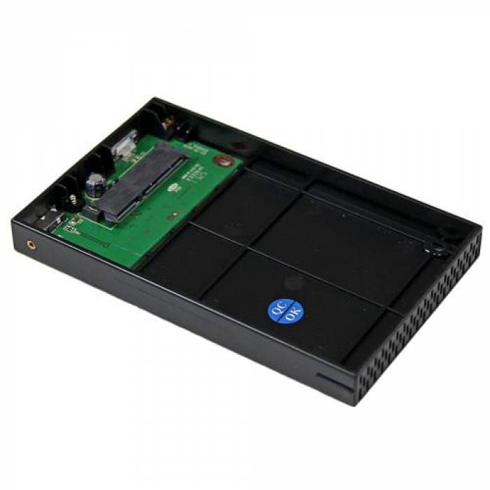 Rack SSD/HDD Startech S2510BMU33, USB 3.0 Tip B, 2.5inch, Black