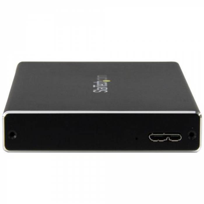 Rack SSD/HDD Startech UNI251BMU33, USB 3.0 Tip B, SATA/IDE, Black