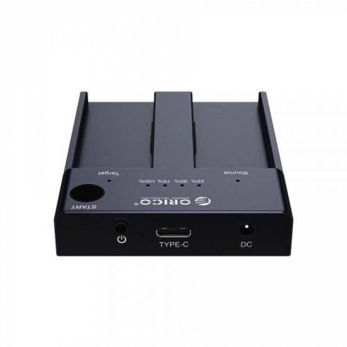 Rack SSD Orico M2P2-C3-C, M.2, USB-C 3.1, 3.5inch, Black