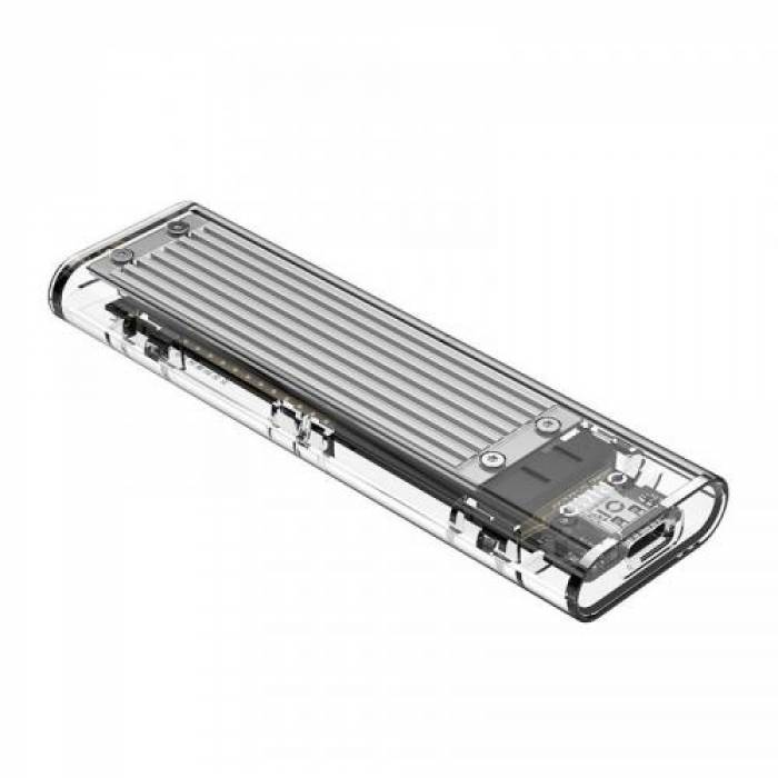 Rack SSD Orico TCM2-C3, M.2, Silver - Clear