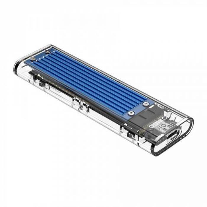 Rack SSD Orico TCM2F-C3, USB 3.1, Transparent