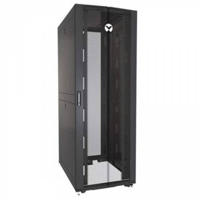 Rack VERTIV VR3107, 19inch, 48U, 600x1100mm, Black-Grey