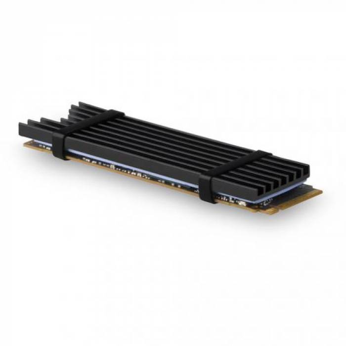 Radiator SSD Axagon CLR-M2L3, Black