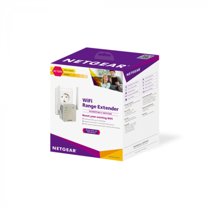 Range Extender Netgear EX6120, White