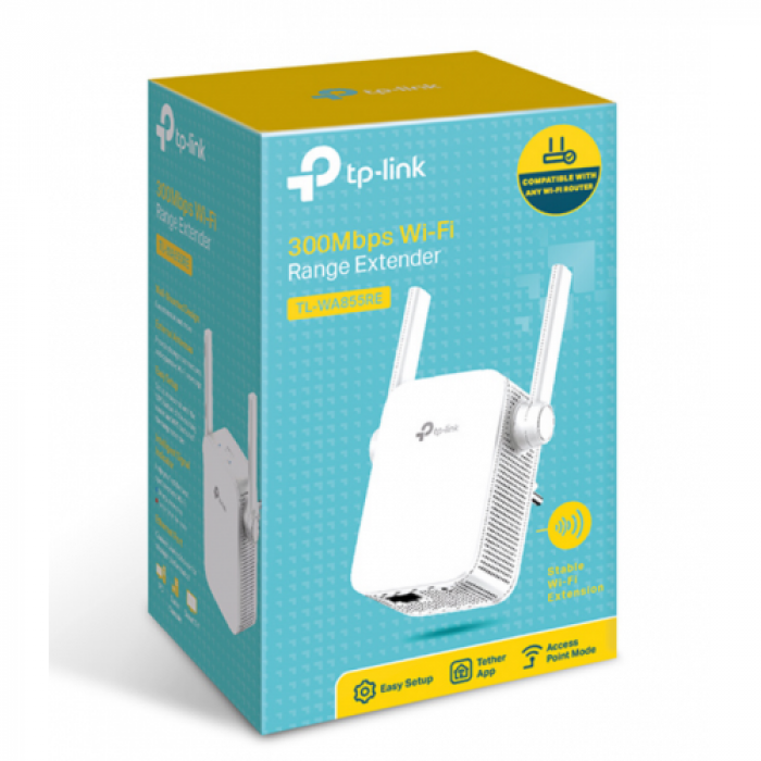 Range Extender TP-LINK TL-WA855RE, White