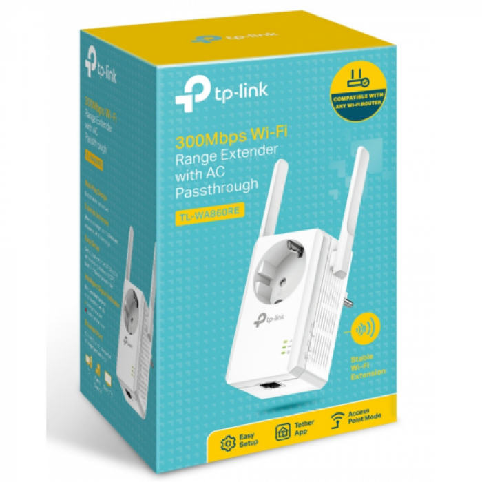 Range Extender TP-Link TL-WA860RE, White