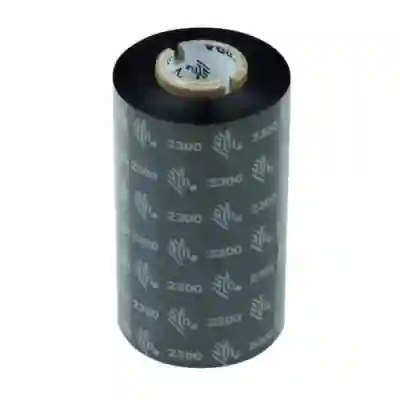 Ribbon Zebra 2300 Wax, 170 x 900m, Black