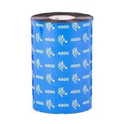 Ribbon Zebra 4800 Resin, 110 x 450m, Black