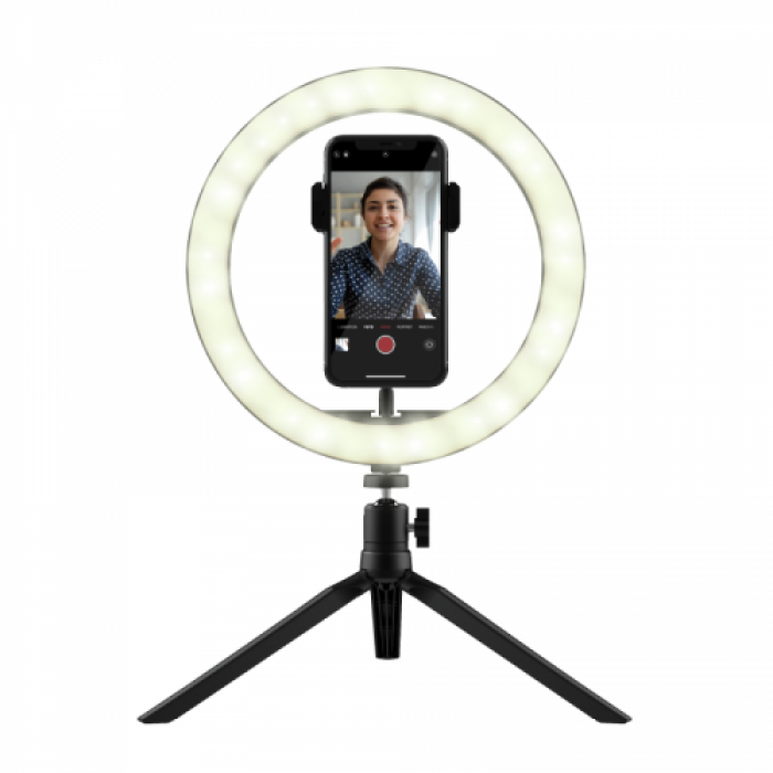 Ring Light Trust Maku Vlogging kit, Black