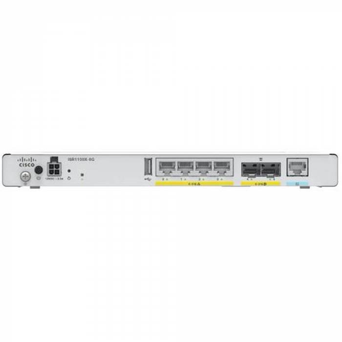 Router Cisco ISR1100X-6G, 4x LAN