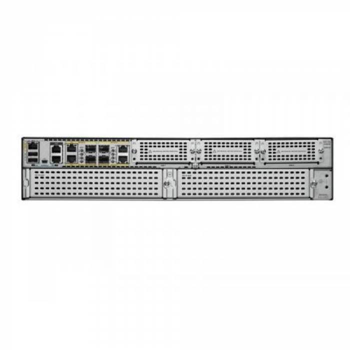 Router Cisco ISR4451/K9, 4x LAN + Bundle w/SEC License