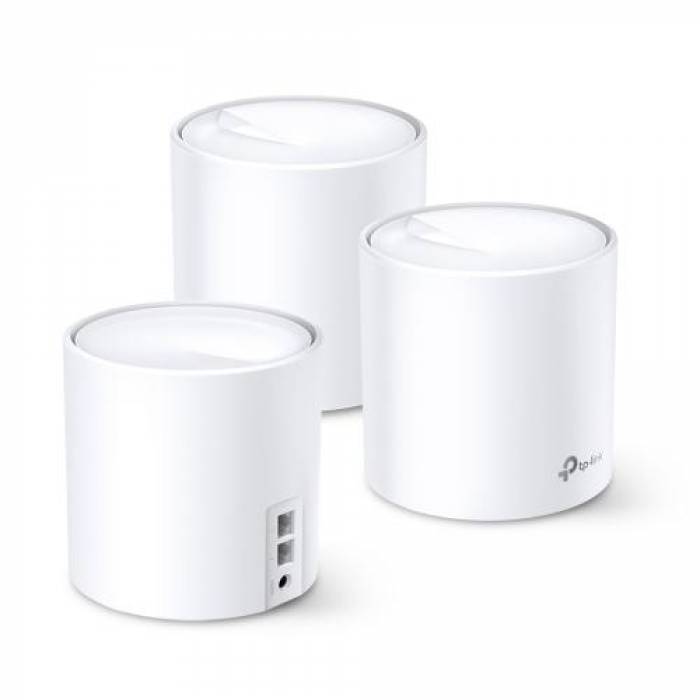 Router TP-Link Deco X20 (3-pack), 2x LAN, 3 bucati