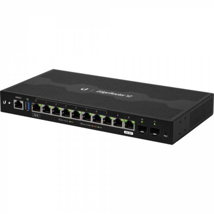 Router Ubiquiti ER-12, 10 Porturi, PoE