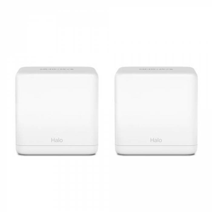 Router wireless Mercusys Halo H30G Mesh, 2x LAN, 2 bucati