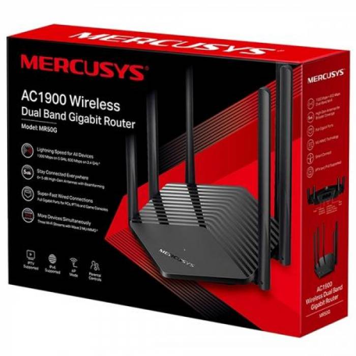 Router wireless MERCUSYS MR50G, 4x LAN