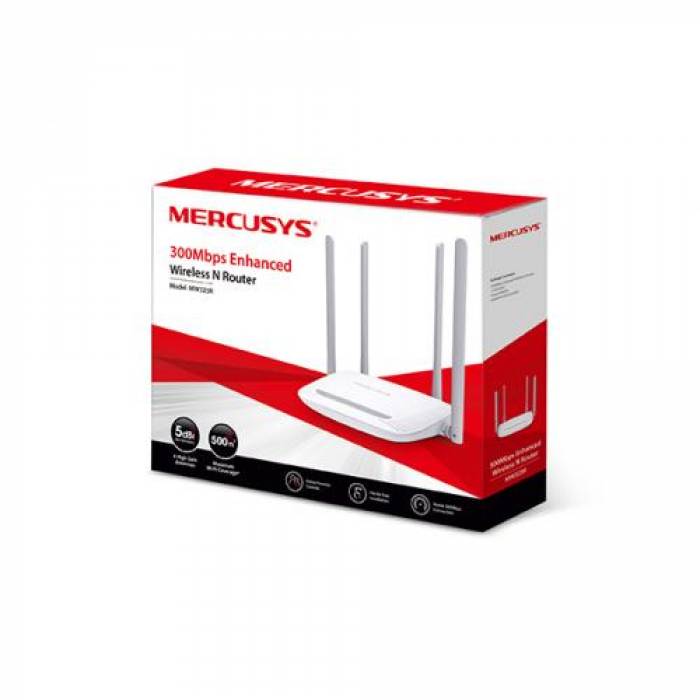 Router wireless MERCUSYS MW325R, 4x LAN