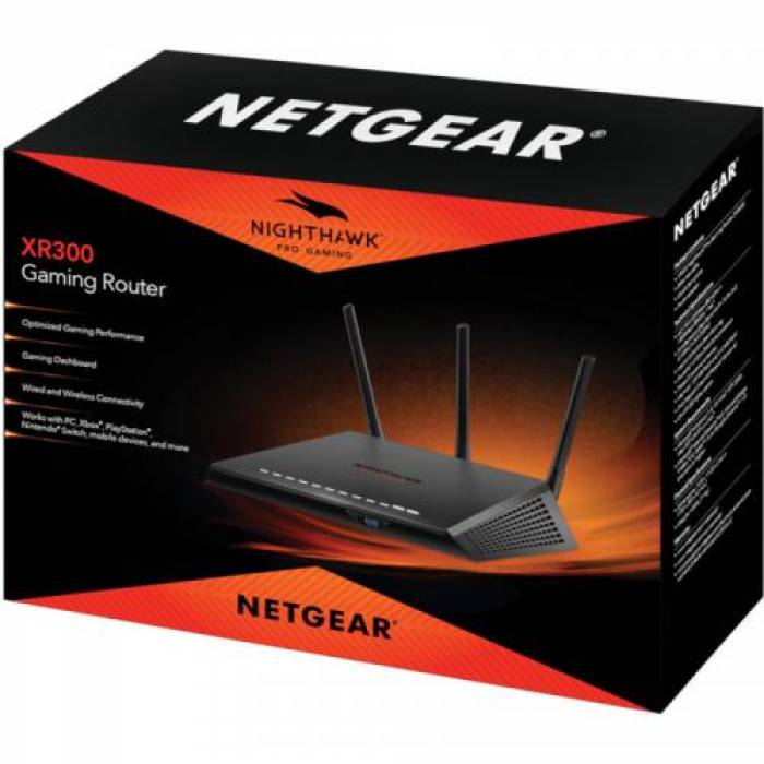 Router Wireless Netgear AC3000 Nighthawk PRO, 4x LAN