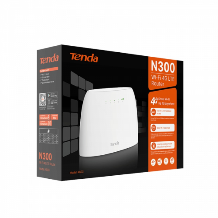 Router Wireless Tenda 4G03, 2x LAN