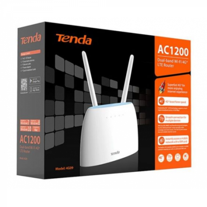 Router wireless Tenda 4G09, LTE, 1x Lan