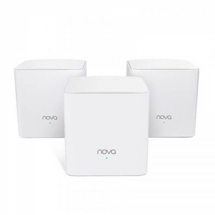 Router Wireless Tenda Nova MW5C Mesh, 2x Lan, 3 bucati