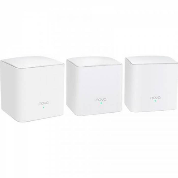 Router Wireless Tenda Nova MW5s Mesh, 2x LAN, 3 bucati