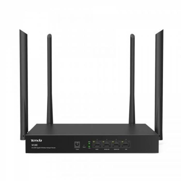 Router Wireless Tenda W18E AC1200, 3x LAN
