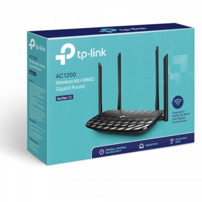 Router wireless TP-LINK Archer C6, 4x LAN