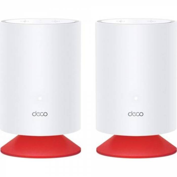 Router wireless TP-LINK Deco Voice X20 MESH, 2x LAN, 2 bucati