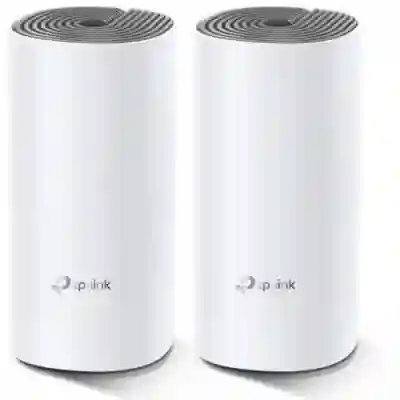 Router wireless TP-LINK Mesh Deco E4 Dual-Band, 2x LAN, 2 bucati