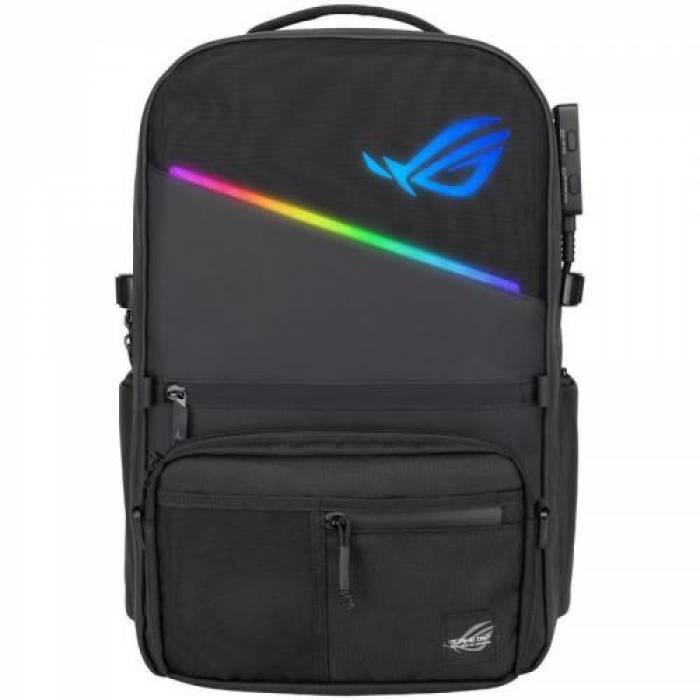 Rucsac Asus ROG BP3703 pentru laptop de 17inch, RGB, Black