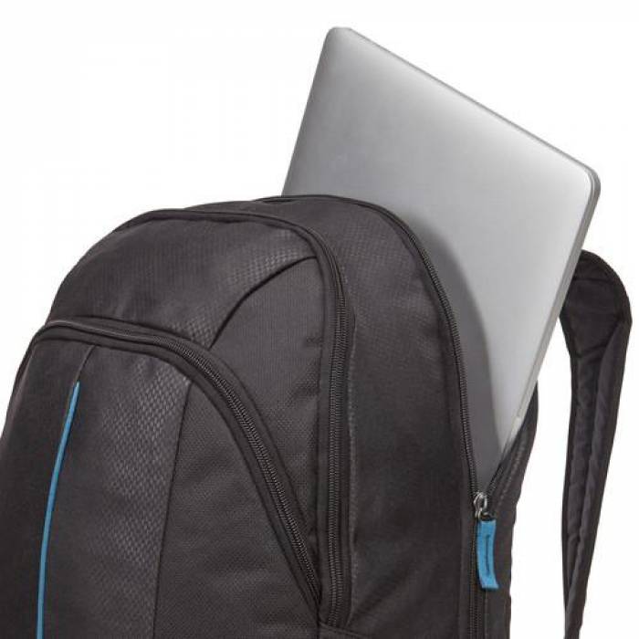 Rucsac Case Logic Prevailer PREV-217 pentru laptop de17.3inch, Black-Midnight