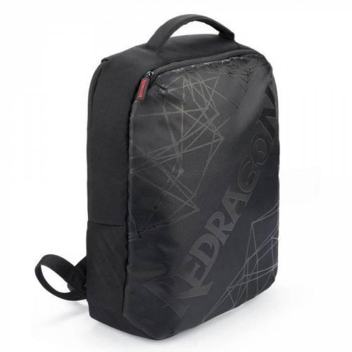 Rucsac Redragon Aeneas pentru laptop de 15.6inch, Black