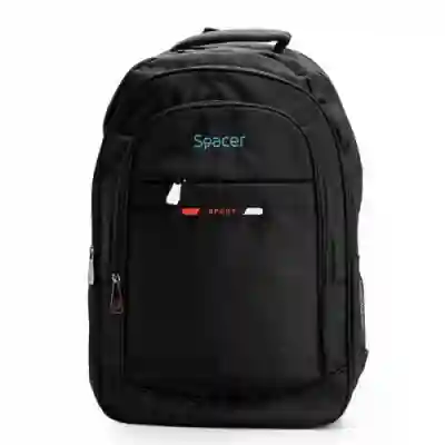 Rucsac Spacer Chicago pentru laptop de 17inch, Black