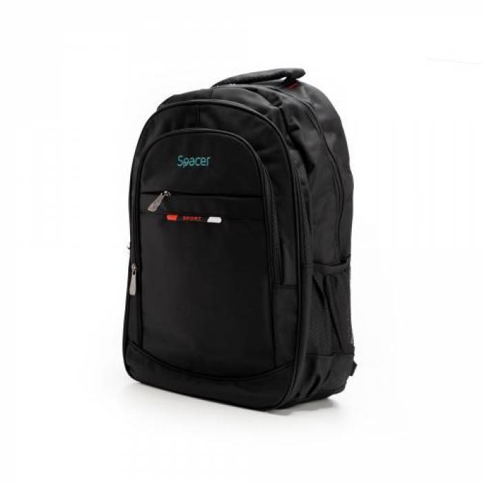 Rucsac Spacer Chicago pentru laptop de 17inch, Black