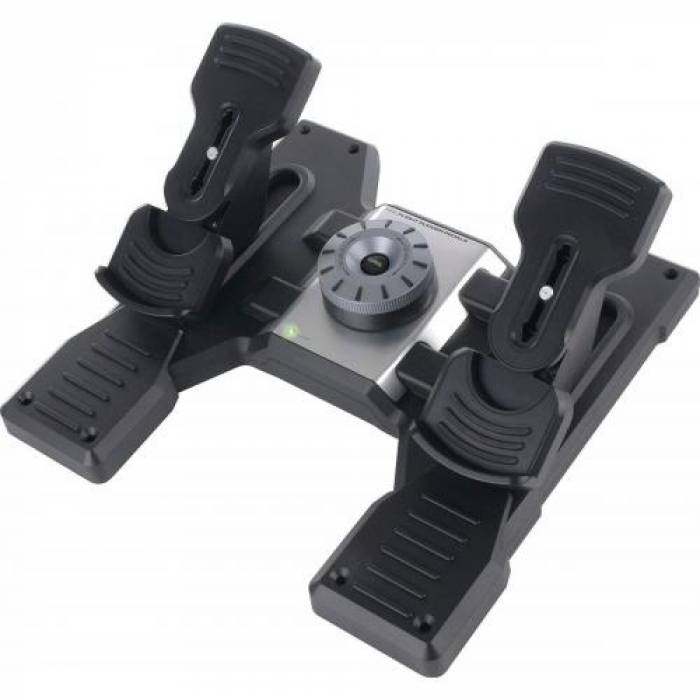 Rudder pedals Logitech 945-000005, Black