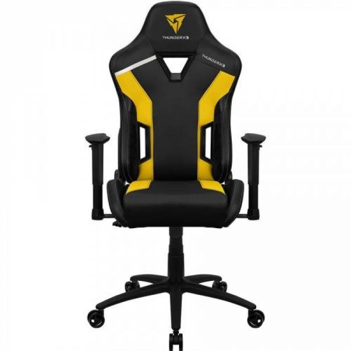 Scaun gaming Aerocool Thunder X3 TC3, Black-Yellow