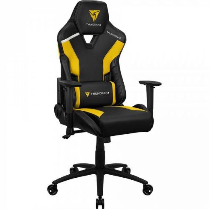 Scaun gaming Aerocool Thunder X3 TC3, Black-Yellow