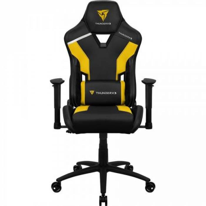 Scaun gaming Aerocool Thunder X3 TC3, Black-Yellow