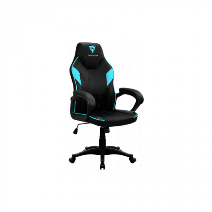 Scaun Gaming Aerocool ThunderX3 EC1, Black-Greenish-Blue