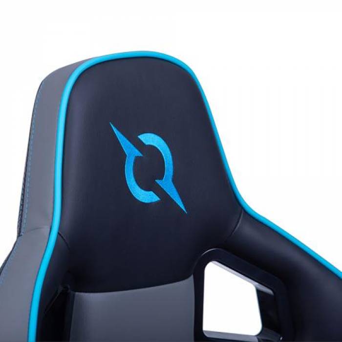 Scaun gaming AQIRYS Hyperion, Black-Blue-Grey