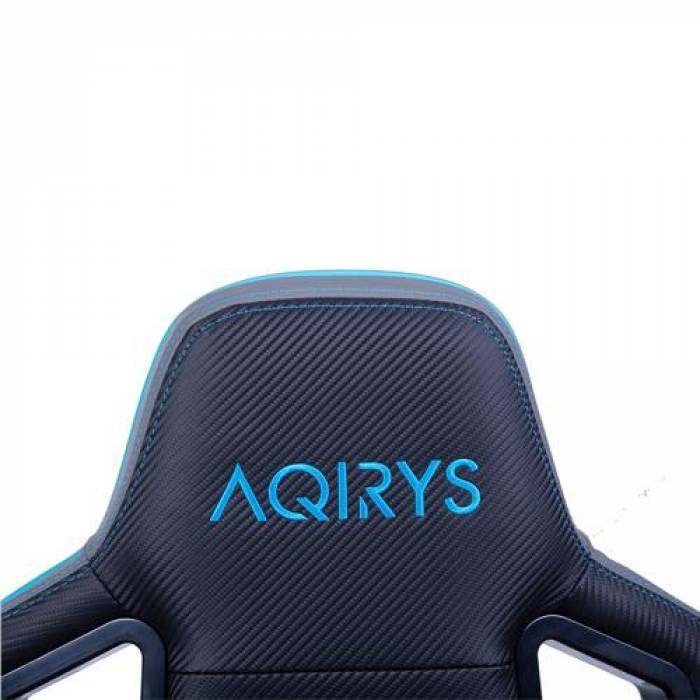 Scaun gaming AQIRYS Hyperion, Black-Blue-Grey